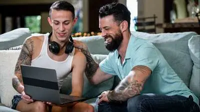 AdultTime – Daddys Boy, A Gooner Like His Stepdad – Alpha Wolfe & Des Irez