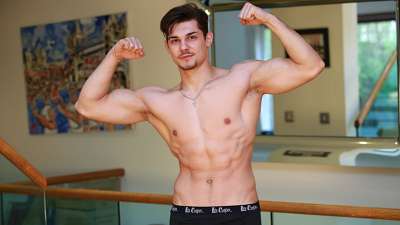 EnglishLads – Muscular Athlete Cristian Filotti Wanks his Big Uncut Cock & Squirts Jizz Everywhere!
