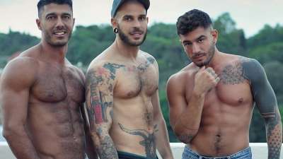 EricVideos – The 4 Buddies Naughty Week End Part 3 – Alex Ink, Fabio Vini & Lobo Carreira
