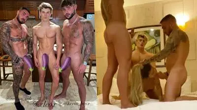 OnlyFans – Leo Stuke 4some with Kevin_BoyX, Italian_ink & a girl