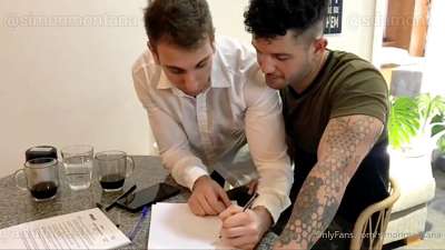 OnlyFans – The English Lesson – Simon Montana, Thiago Dumont & Adam Cast