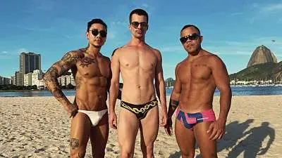 RawHole – Gaycation Brazil – Beach Buddies 3way