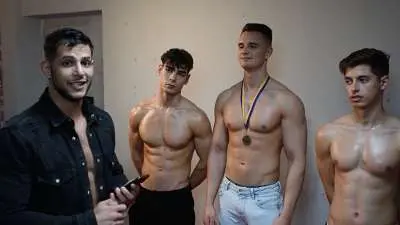 ABS ART – Abs contest show – Armin, Alex, Bruno & Adrian