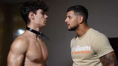 ABS ART – Bruno is not the Master whipping and gutpunch