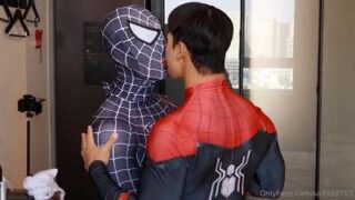 OnlyFans – Sweaty Spiderman – Korean Saeroi Bareback Fucked