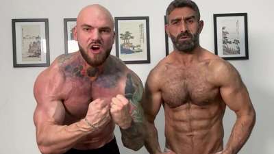 RFC – muscle worship session with hairy guy – Aslan Demir & Valdemar Santana