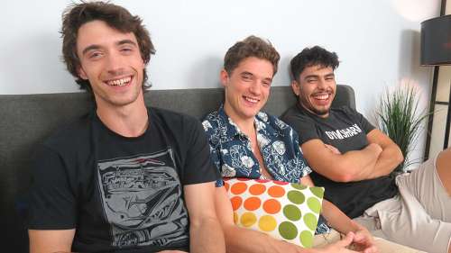 BrokeStraightBoys – Twink Takes Two Cocks Double Penetrated – Ricky Bobby, Andy Adler & Bruce Garcia